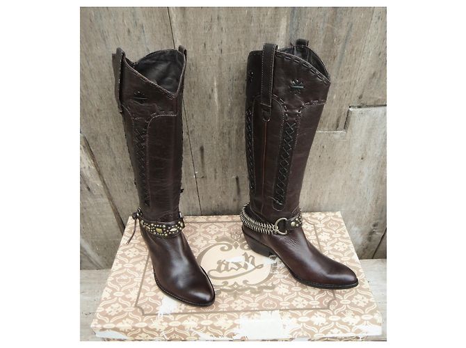 ash p boots 36 New condition Dark brown - view 2