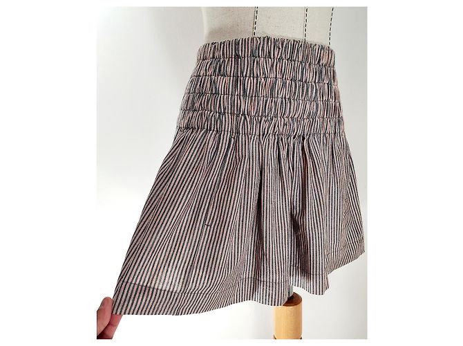 Falda de rayas Kamante Ganni Multicolor - vista 2