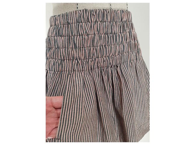 Falda de rayas Kamante Ganni Multicolor - vista 3
