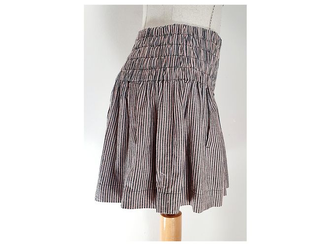 Falda de rayas Kamante Ganni Multicolor - vista 4