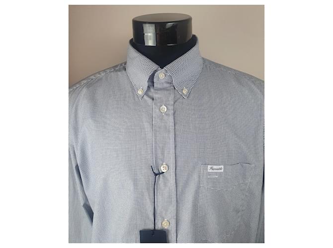 Camicia Façonnable in cotone blu L Multicolore - vista 2