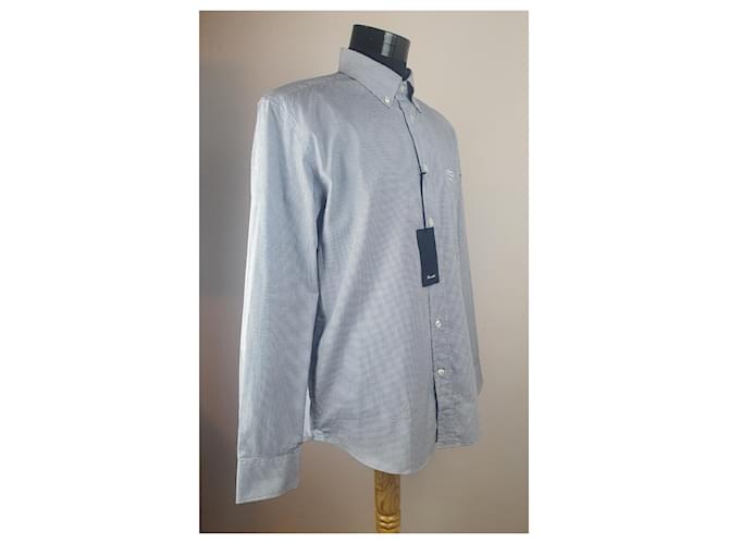 Camicia Façonnable in cotone blu L Multicolore - vista 3