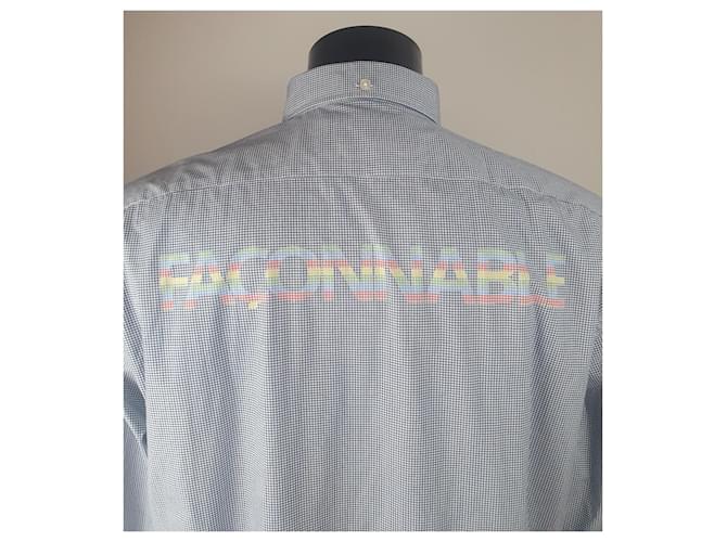 Camicia Façonnable in cotone blu L Multicolore - vista 5