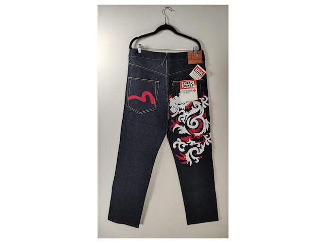 Vaqueros Evisu de algodón Multicolor - vista 3
