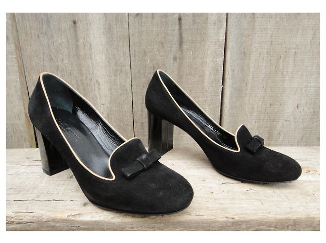 Louis Vuitton Uniform Pumps Schwarz Wildleder - Ansicht 2