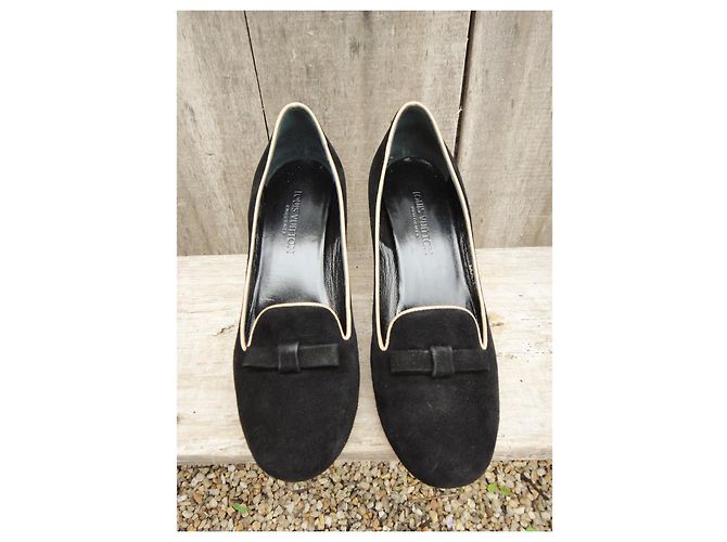 Louis Vuitton Uniform Pumps Schwarz Wildleder - Ansicht 4