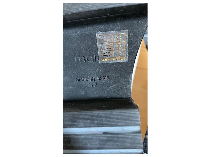 Mocassins Maje de couro branco - vista 7