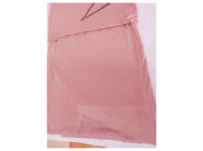 Conjunto falda + top Chanel Rosa Gris Burdeos - vista 8