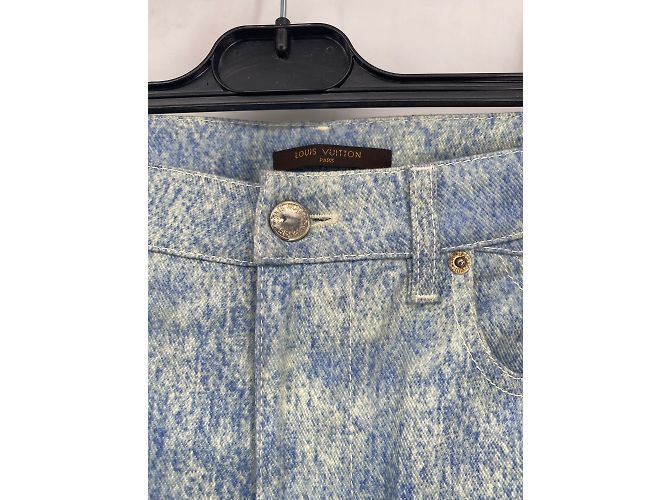 LOUIS VUITTON Vaqueros T.fr 36 Pantalones vaqueros Azul - vista 3