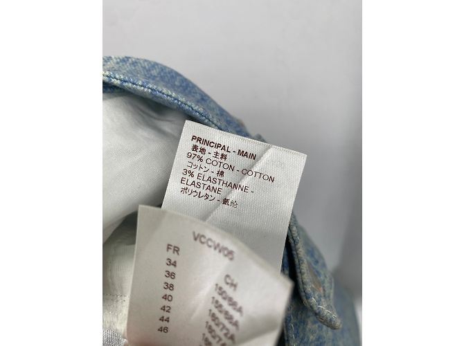 LOUIS VUITTON Vaqueros T.fr 36 Pantalones vaqueros Azul - vista 5