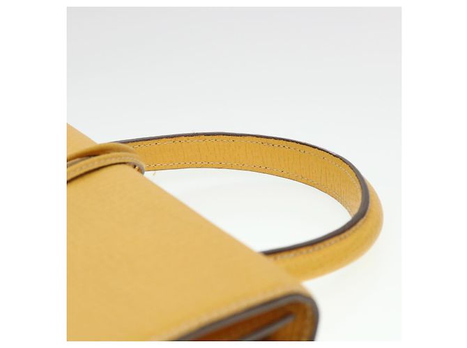 Borsa a mano LOEWE Barcelona in pelle 2modo Yellow Auth am4030 Giallo - vista 8
