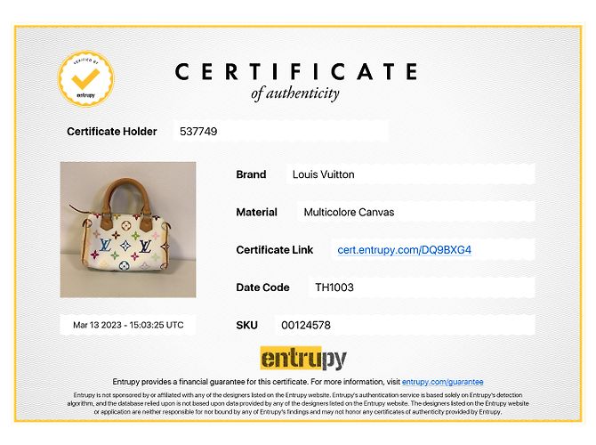 Louis Vuitton Monogram Multicolor Mini Speedy Hand Bag White M92645 Blanc Multicolore - vue 21
