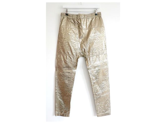Calça harém dourada Isabel Marant - vista 2