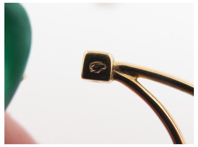 NUOVE ORECCHINI A CERCHIO IN ORO LOUIS VUITTON RETE MONOGRAMMA D'oro - vista 4