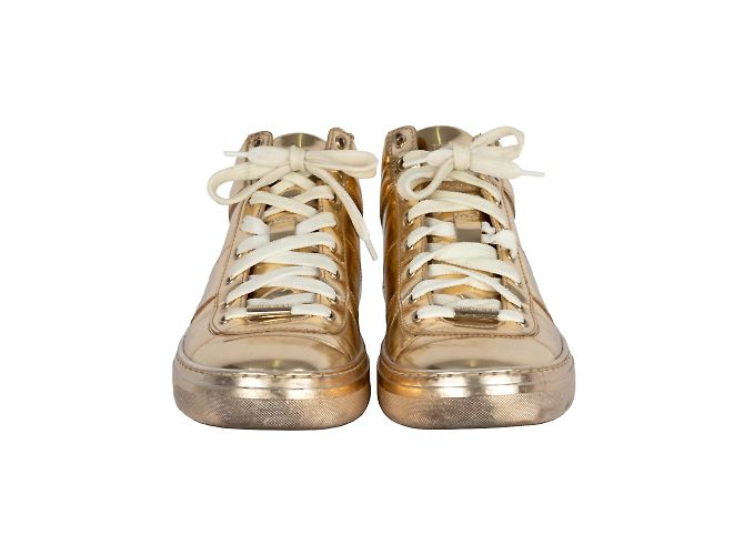Sneakers Jimmy Choo Belgravia oro metallizzato D'oro - vista 2