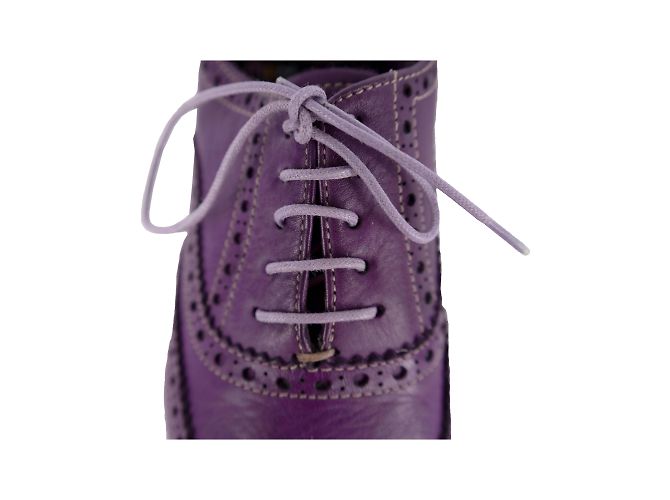 Scarpe allacciate brogue in pelle Paul Smith Porpora - vista 4