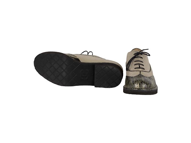 Timeless Scarpe Oxford stringate luccicanti bicolore Chanel Multicolore - vista 4