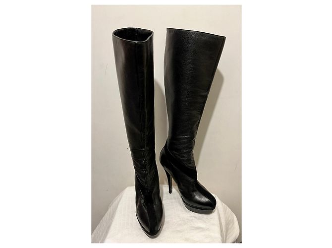 Yves Saint Laurent Ginocchiere YSL Rive Gauche Easy 105 Nero - vista 2