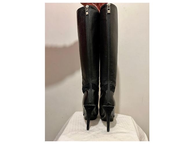 Yves Saint Laurent Ginocchiere YSL Rive Gauche Easy 105 Nero - vista 4
