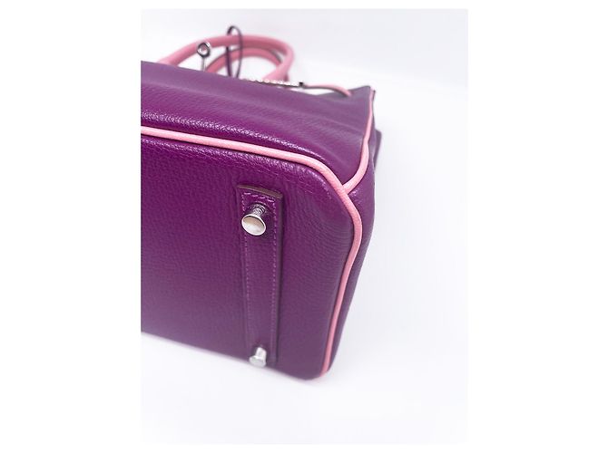 Hermès Bolso HERMES BIRKIN 30 HSS Púrpura - vista 12