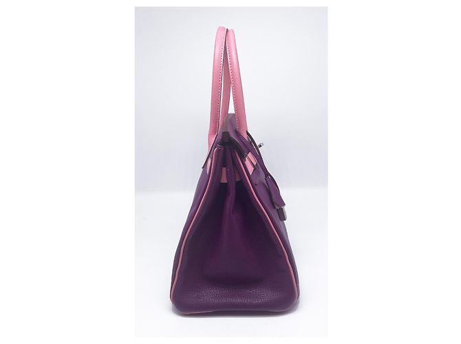 Hermès Bolso HERMES BIRKIN 30 HSS Púrpura - vista 5