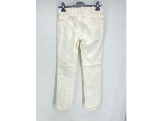 Jeans Paco Rabanne T.FR 38 Algodón Blanco - vista 2