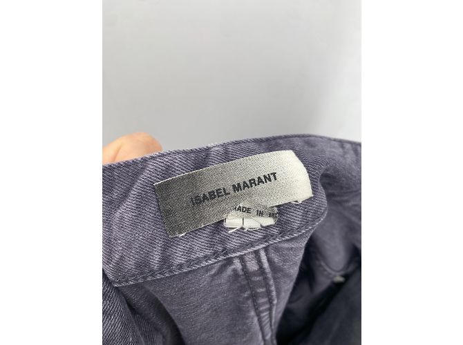 Pantalones Isabel Marant T.FR 30 Algodón Gris - vista 3