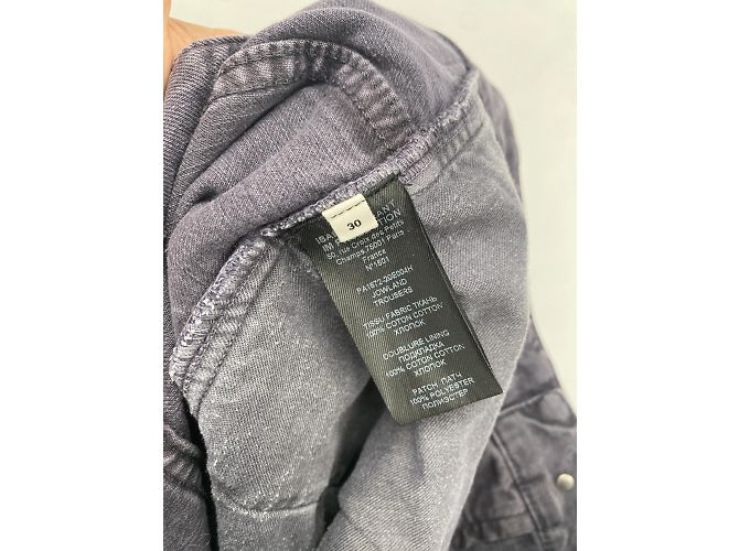 Pantalones Isabel Marant T.FR 30 Algodón Gris - vista 4