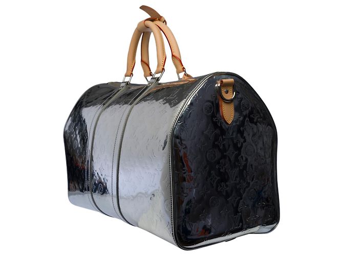 Borsa Keepall LOUIS VUITTON in pelle argento - 100226 Silber - Ansicht 4