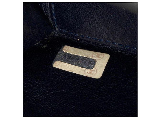 Mademoiselle Chanel BANDOLERA TRAPEZOIDAL DE PIEL MARINO/ROJO-121278018 Roja Azul marino - vista 7