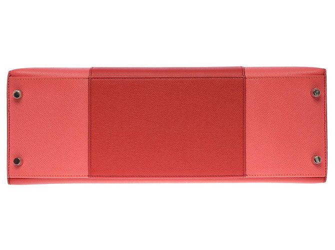 Hermès Hermes Kelly Tasche 35 aus rosafarbenem Leder - 100993 Pink - Ansicht 10