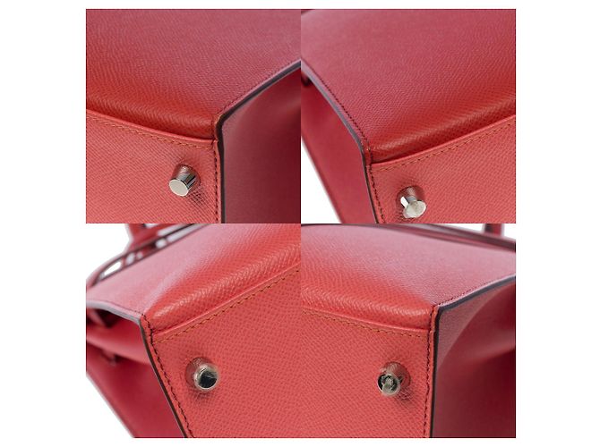 Hermès Hermes Kelly Tasche 35 aus rosafarbenem Leder - 100993 Pink - Ansicht 11