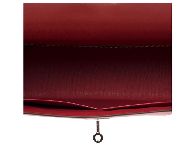 Hermès Hermes Kelly Tasche 35 aus rosafarbenem Leder - 100993 Pink - Ansicht 8