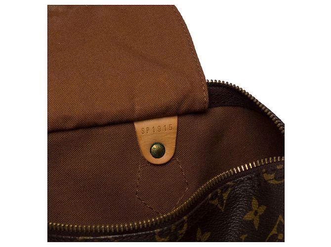Borsa Speedy LOUIS VUITTON in tela marrone - 1323512590 - vista 6