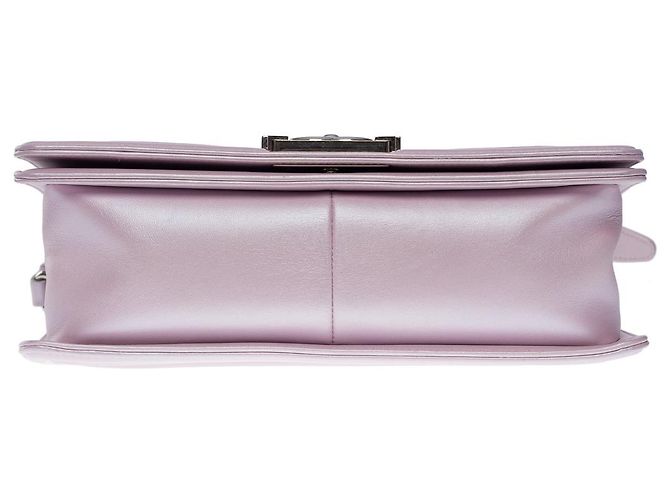 Boy CHANEL Jungentasche aus lila Leder - 101036 - Ansicht 10