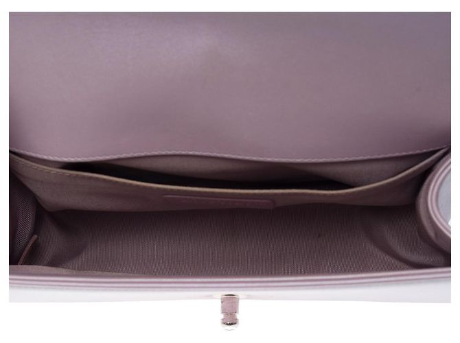 Boy CHANEL Jungentasche aus lila Leder - 101036 - Ansicht 8