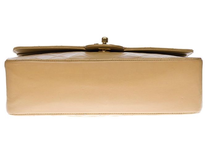 Mademoiselle Borsa CHANEL Timeless/Classique in pelle beige - 100083 - vista 9