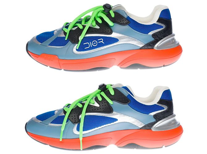 Scarpa in Pelle Blu DIOR - 100252 - vista 2