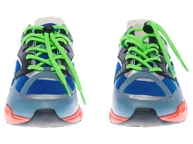 Scarpa in Pelle Blu DIOR - 100252 - vista 4