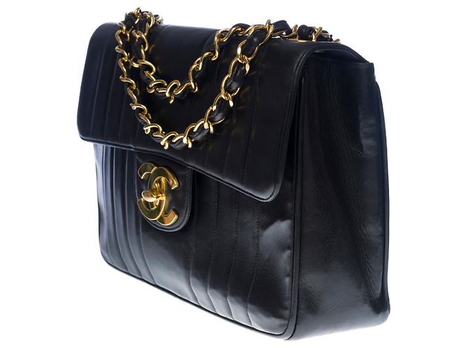 Sac Chanel Timeless/classic black leather - 100515 - view 3