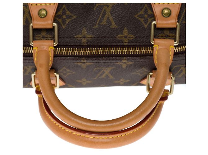 Speedy Louis Vuitton Borsa veloce 40 personalizzato "Keep Cool"-13240121210 Marrone - vista 8