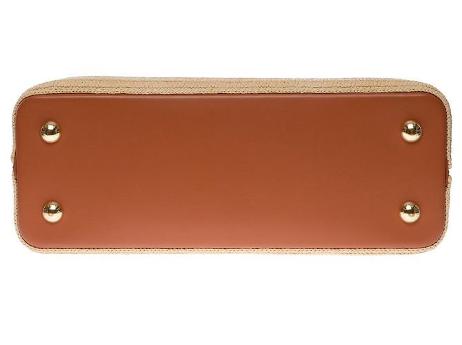 Borsa LOUIS VUITTON Capucines in vimini Beige - 101055 - vista 10