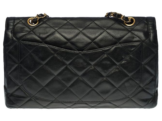 Timeless Sac Chanel Zeitlos/Klassisches schwarzes Leder - 100315 - Ansicht 2