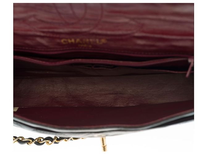 Timeless Sac Chanel Zeitlos/Klassisches schwarzes Leder - 100315 - Ansicht 7