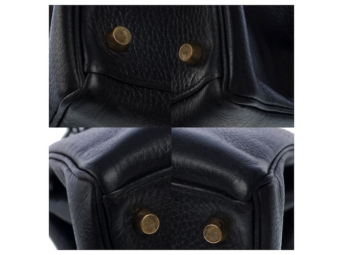 Hermès Borsa Hermes Kelly 32 in pelle nera - 101099 Nero - vista 10