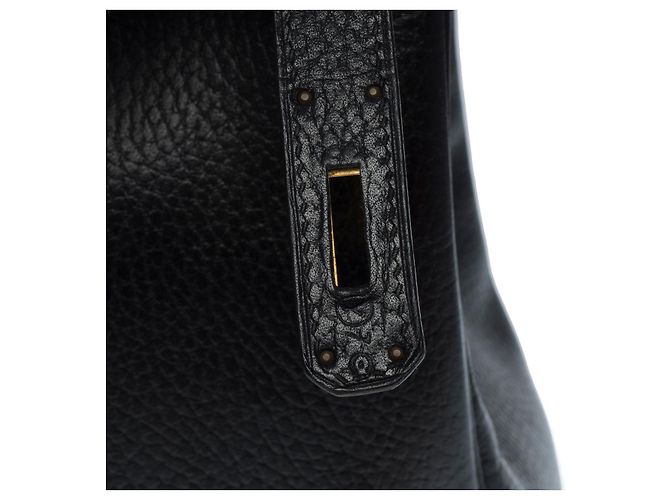 Hermès Borsa Hermes Kelly 32 in pelle nera - 101099 Nero - vista 6