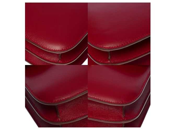 Hermès Borsa HERMES Constance in Pelle Rossa - 100895 Rosso - vista 10