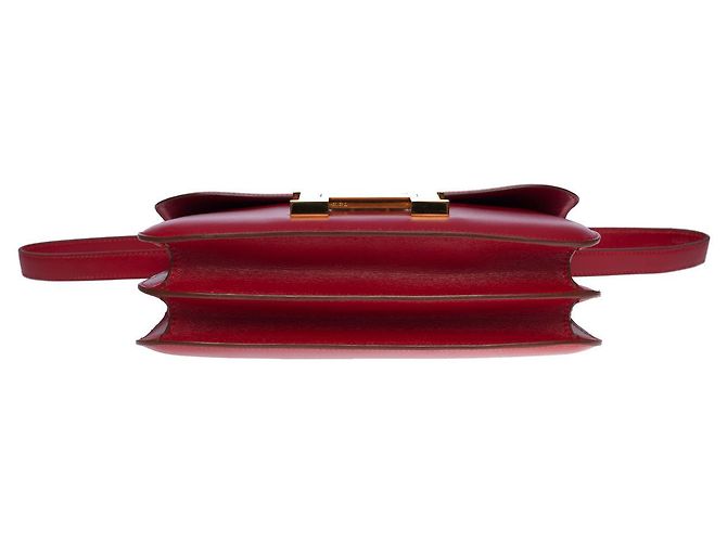 Hermès Borsa HERMES Constance in Pelle Rossa - 100895 Rosso - vista 9