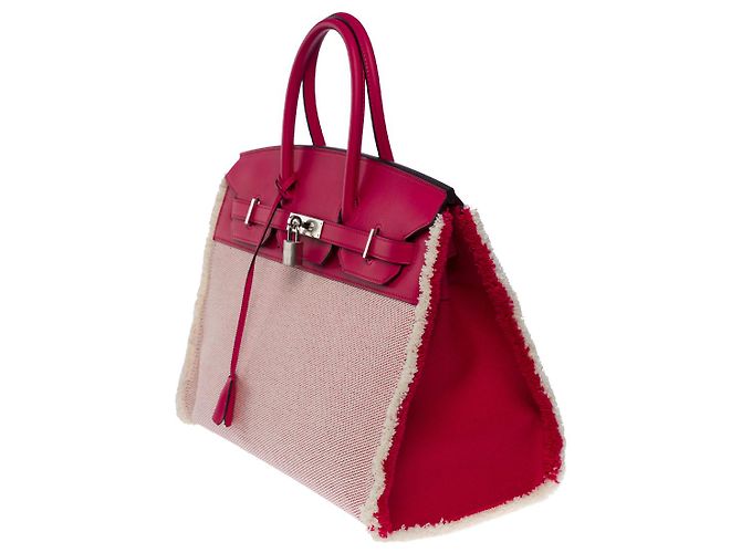 Hermès Borsa Hermes Birkin 35 in Pelle Rosa - 101119 - vista 4