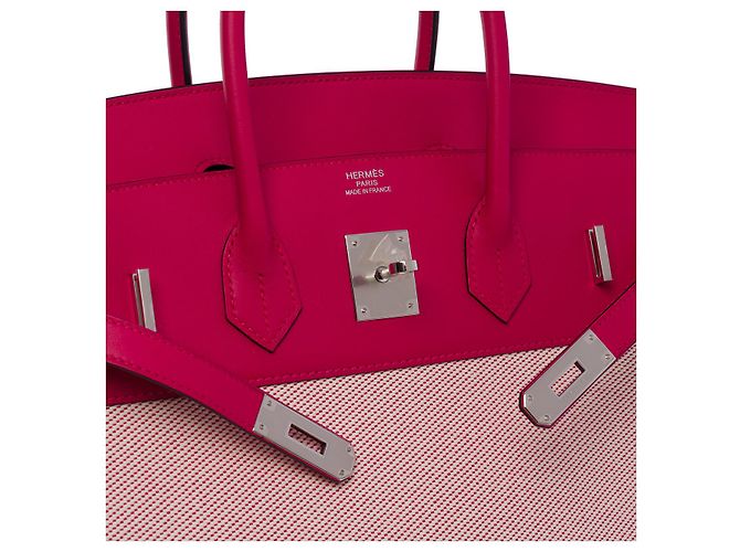 Hermès Borsa Hermes Birkin 35 in Pelle Rosa - 101119 - vista 6